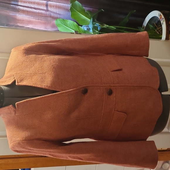 Talbots Peach Wool Blazer - Picture 2 of 6